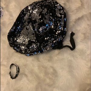 Sequin book bag